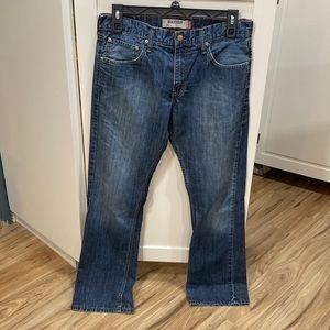 Levi’s mens 327 distressed boot cut jeans